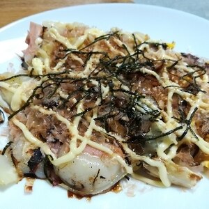 お好み焼き風キャベツ焼き